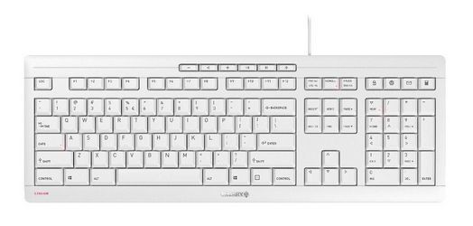 CHERRY Keyboard STREAM USB Ultra silent hellgrau US/€ Layout