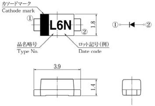 Superfast Recovery Diodes 200V 1,1A SMD
