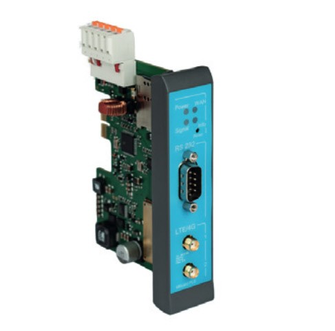 MRcard with cellular modem 4G/LTE/3G/2G, RS232, Input 2, Output 1, for use in North America