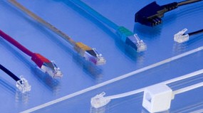 RJ45 Modular Plug Verbinder, mit 50 mü Au,  