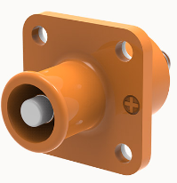 orange, 25 mm², 1500V, 120 A, Copper screw, IP67, + Pol, -40°C ~ +125°C