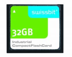 Industrial Compact Flash Card, C-500, 32 GB, SLC Flash, -40°C to +85°C