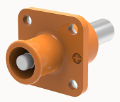 black, 25 mm², 1500V, 120 A, Crimp, IP67, + Pol