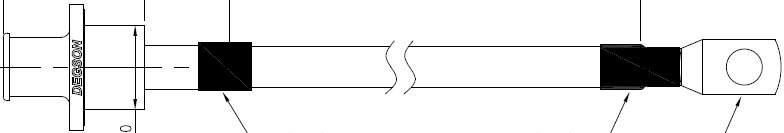 black, 25 mm², 4 AWG, 1500V, -40°C ~ +125°C, 500mm
