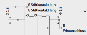 MAC Buchsenkontakt ø 1.50 mm, Print