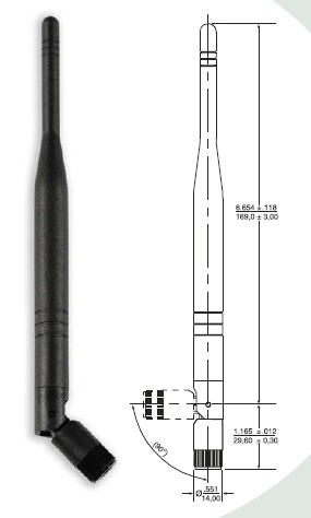Wireless External Antenna 900MHz