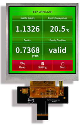 TFT 4.0" Panel, Square, IPS, 1000 nits, Transmi, Resolution 480x480