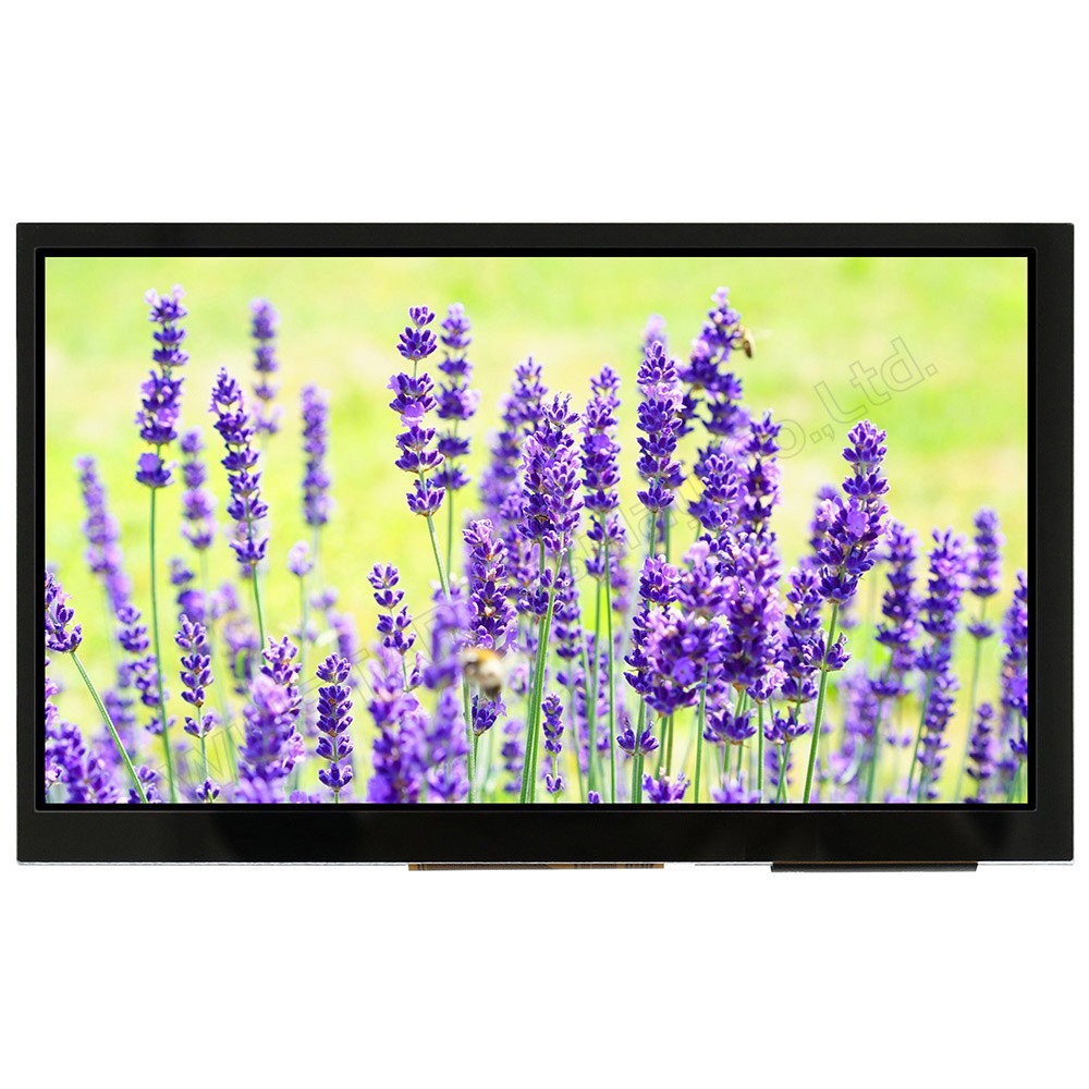 TFT 7"  Panel + Control Board (16 Bit), 380 nits, Resolution 800x480
