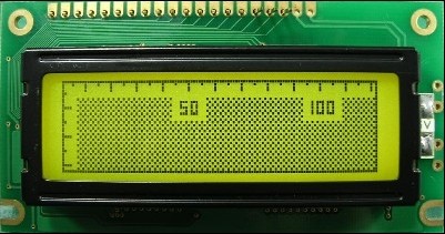 Y-G LED backlight,STN pos.Y-G,wide temp,transflec.