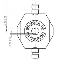 Pressbackenset für 16 mm2, für 