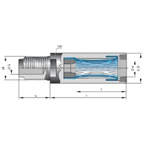 Drahtfederbuchse ø 1.5 mm Löt-Schraubanschl.