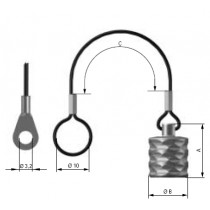 MEDI-SNAP Baugr.1 Kn.-Tülle blau 2.5 - 3.0 mm