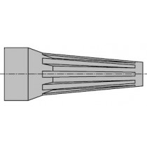 MINI-SNAP Knickschutz - Tülle, schwarz 3.0 mm