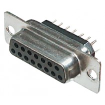 15 pol. Löt gerade PCB, mit Ferritplatte, GS III