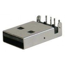 USB, Typ A, SMD, Side-Entry, Ultraflach