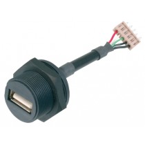 USB, Typ A, Konfektionsversion, IP67