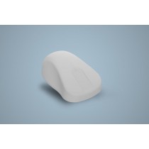 Wireless Hygiene Mouse with Scroll Sensor Fully Sealed Watertight USB IP68 White