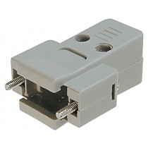 15 pol. polycarbonat, gerader Kabelausgang
