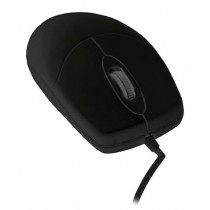 Washable Scroll Wheel Mouse Watertight USB Black