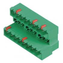 PC-Stiftleiste, abgewinkelt, 04 pol., RM 5.08mm