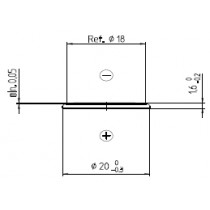 Lithium-Batterie 3V/90mAh Bulk