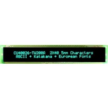 VFD Module 40x2Ch, 188.55 x 16mm Display area, 
