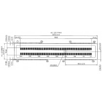 VFD Module 2x40Ch char.height 5.05mm, pattern same as DC40026G2