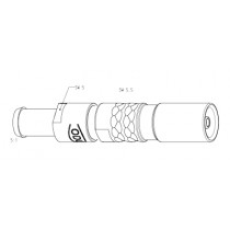 MINI-SNAP Baugr.00 Bu-Einsatz, 50 Ohm-Koax