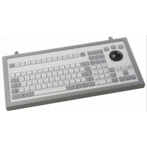 Keyboard with Trackball 38mm IP65 enclosed USB US-Layout