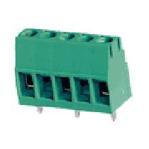 PC-Schraubklemme, gerade, mod., 06 pol., RM 3.81mm