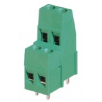 PC-Schraubklemme, gerade, mod., 02 pol., RM 5.08mm
