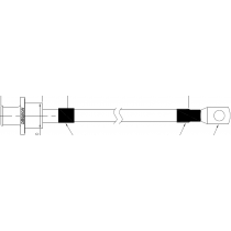 orange, 25 mm², 4 AWG, 1500V, -40°C ~ +125°C, 800mm