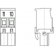 PC-Schraubklemme, anreihbar, L, 02 pol. RM 5.00mm