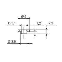 Isolierbuchsen, Wärmebeständigkeit 215°C