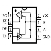 RS485E Transceiver, 3V High Fanout, Low Power (T & R)