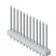 Stiftleiste 1 reihig Raster 2.54mm gerade 20-pol