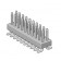 Stiftleiste SMT, 2-reihig R 2.54mm, gerade 10-pol