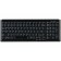104 Key Notebook Style Keyboard with Numeric Pad, PS/2, black, German layout