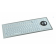 Keyboard with Trackball 50mm IP67 Panel Mount with Bezel USB German-Layout