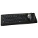 Desktop Silicon-Keyboard without Backlight+Trackball 38mm IP67 enclosed USB US-Layout